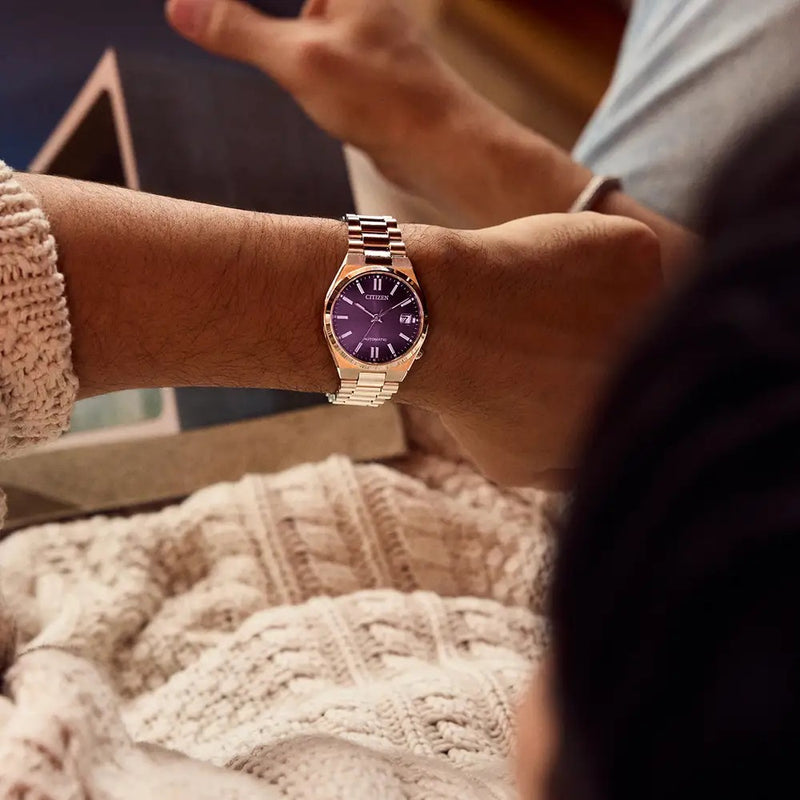 Citizen "Tsuyosa" Automatic Purple 37mm Watch NJ0200-50W