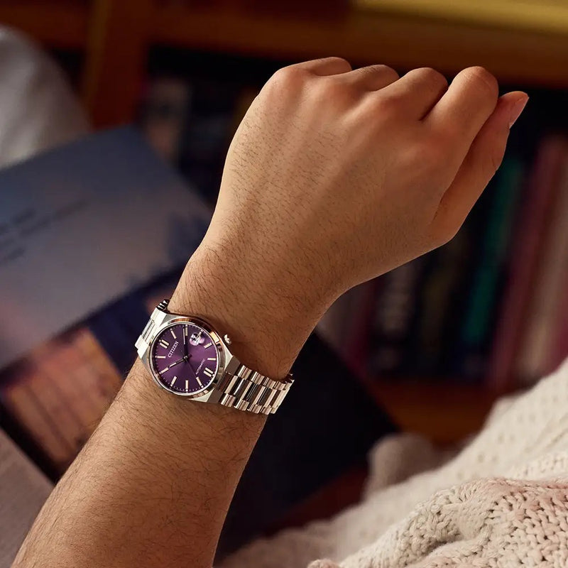 Citizen "Tsuyosa" Automatic Purple 37mm Watch NJ0200-50W