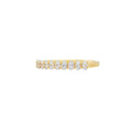 Oval Cut 0.60ct 18ct Yellow Gold Lab Grown Diamond Eternity Ring