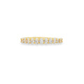 Oval Cut 0.60ct 18ct Yellow Gold Lab Grown Diamond Eternity Ring
