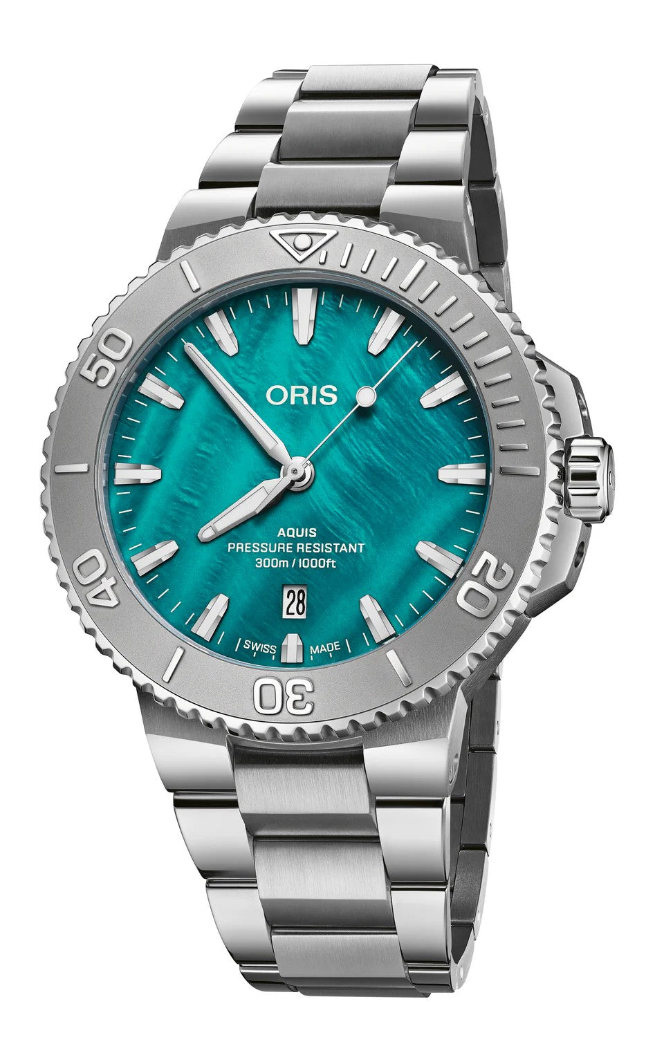 Oris Aquis Date New York Harbor Limited Edition II 43.5mm Watch 01 733 7789 4187-Set