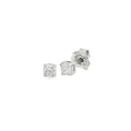 Diamond Round Brilliant Cut 0.50ct 18ct White Gold Stud Earrings