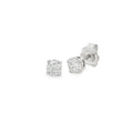 Diamond Round Brilliant Cut 0.80ct 18ct White Gold Stud Earrings