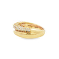 9ct Yellow Gold 0.71ct Diamond Dress Ring