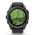 Garmin Fenix® 8 Pro 51mm, AMOLED, Sapphire, Carbon grey DLC titanium with Black/pebble grey
