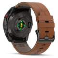 Garmin Fenix® 8 Pro 51mm, AMOLED, Sapphire, Carbon grey DLC titanium with Chestnut leather band
