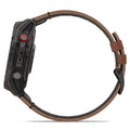 Garmin Fenix® 8 Pro 51mm, AMOLED, Sapphire, Carbon grey DLC titanium with Chestnut leather band