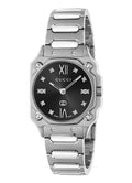 Gucci G-Flat Stainless Steel 30mm Black Watch YA166505
