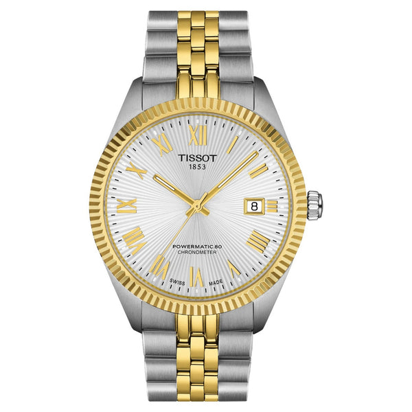 Tissot Ballade Powermatic 80 Cosc 39mm Two Tone Watch T1564082203300