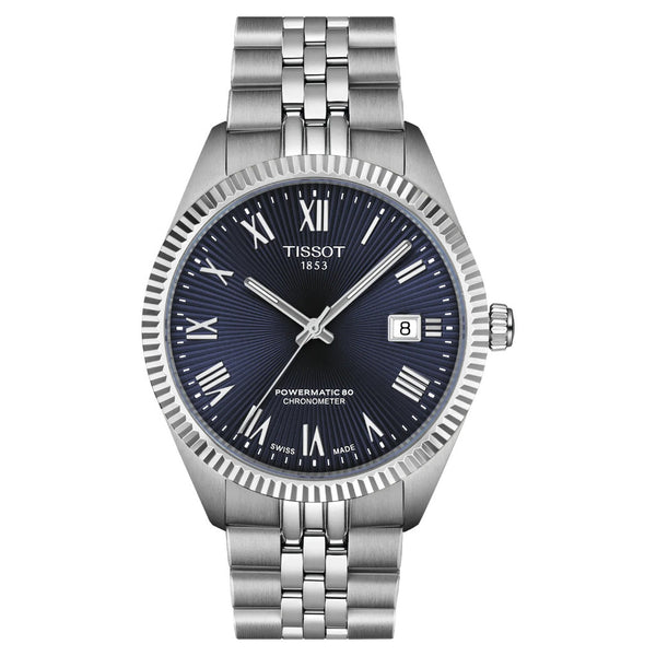 Tissot Ballade Powermatic 80 Cosc 39mm Blue Dial Watch T1564081104300