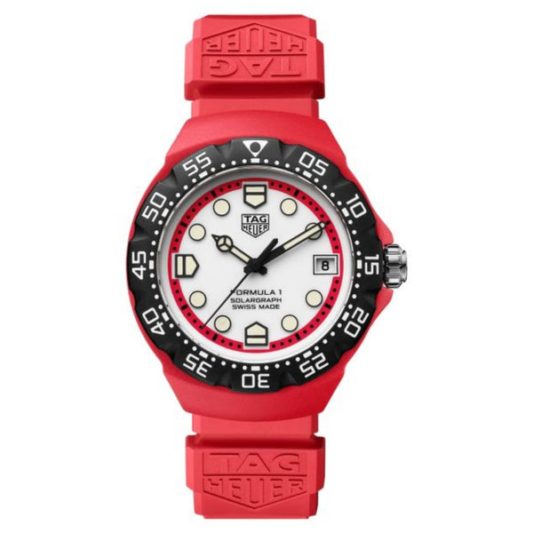 Tag Heuer Formula 1 Solargraph Red, Steel 38mm Watch WBY1161.FT8086