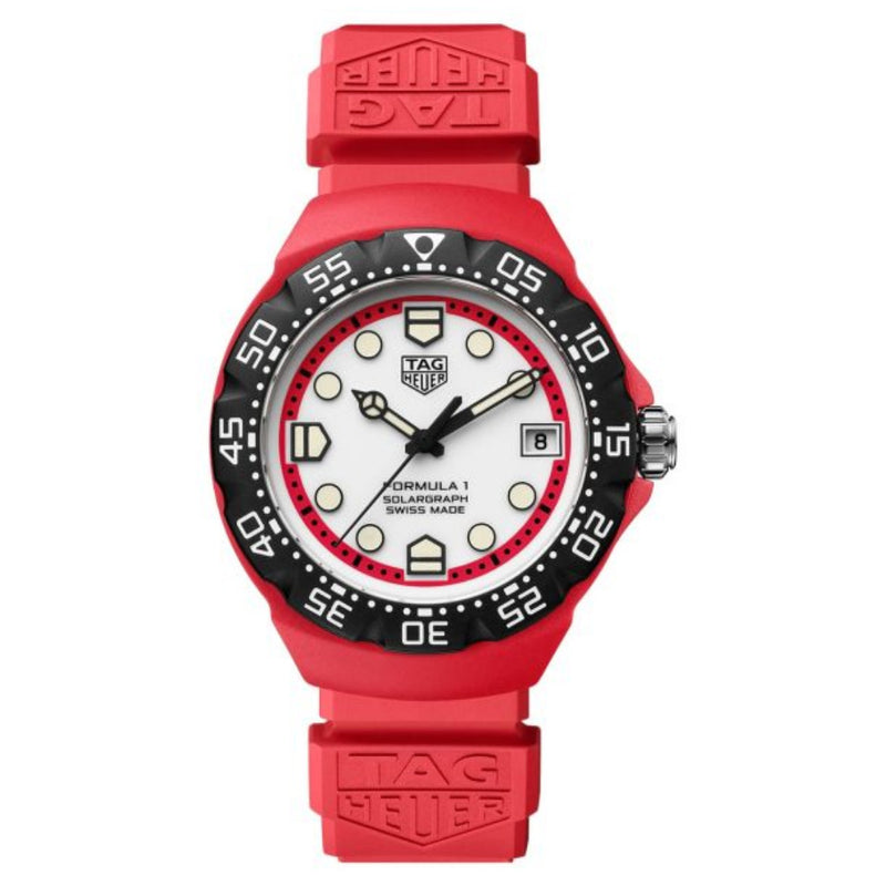 Tag Heuer Formula 1 Solargraph Red, Steel 38mm Watch WBY1161.FT8086