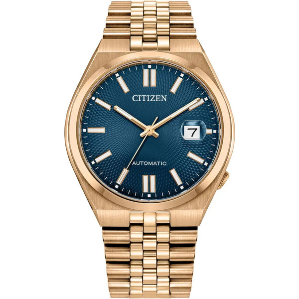 Citizen Tsuyosa 60 Automatic Blue & Rose 40mm Watch NK0023-57L