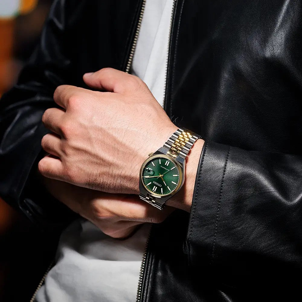 Citizen Tsuyosa 60 Automatic Green & Yellow 40mm Watch NK0024-54X