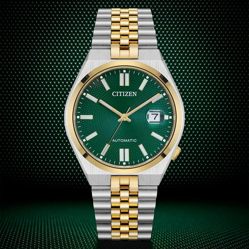 Citizen Tsuyosa 60 Automatic Green & Yellow 40mm Watch NK0024-54X