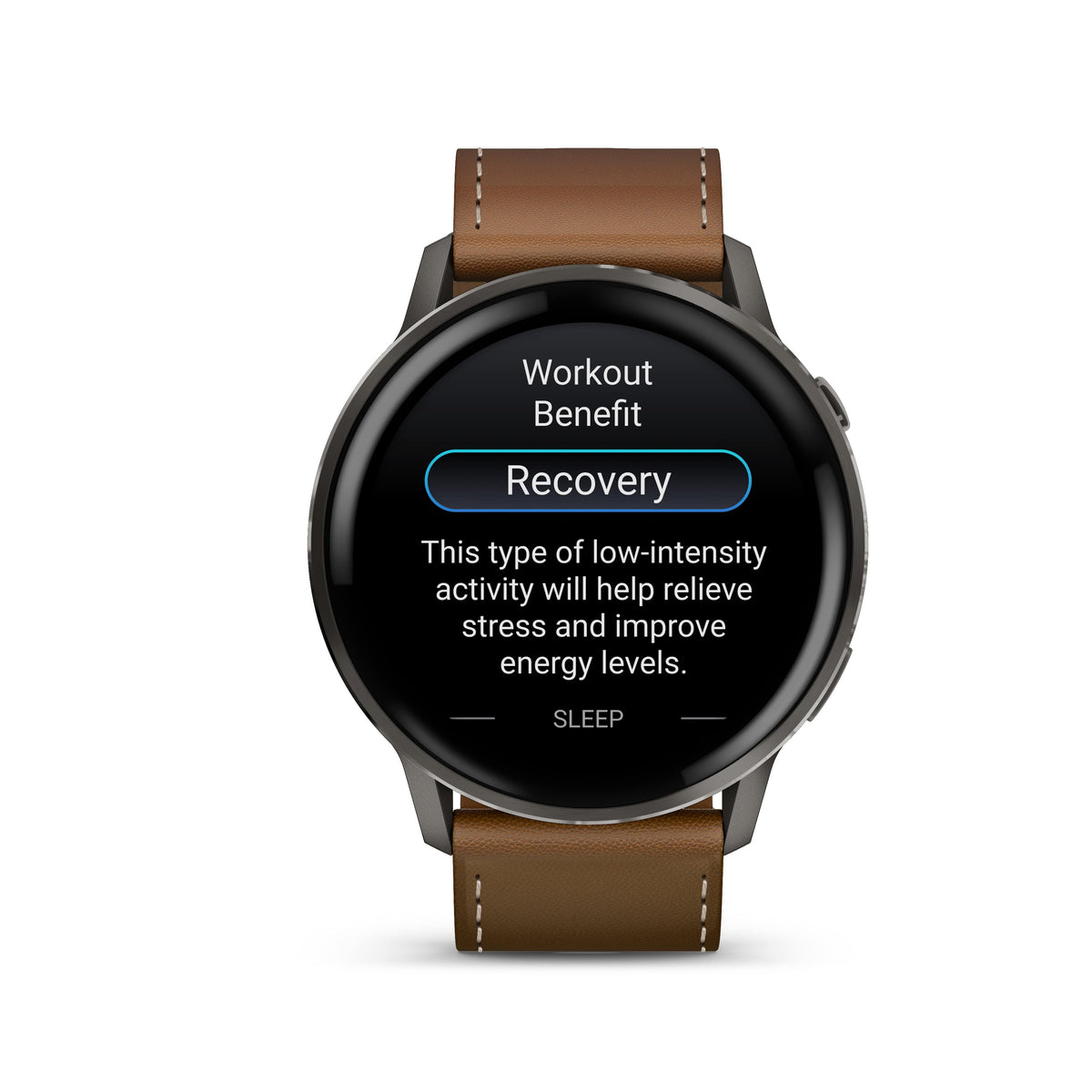 Venu® 4 - 45 mm Slate with Black Silicone Band and Brown Leather Band 010-03014-03