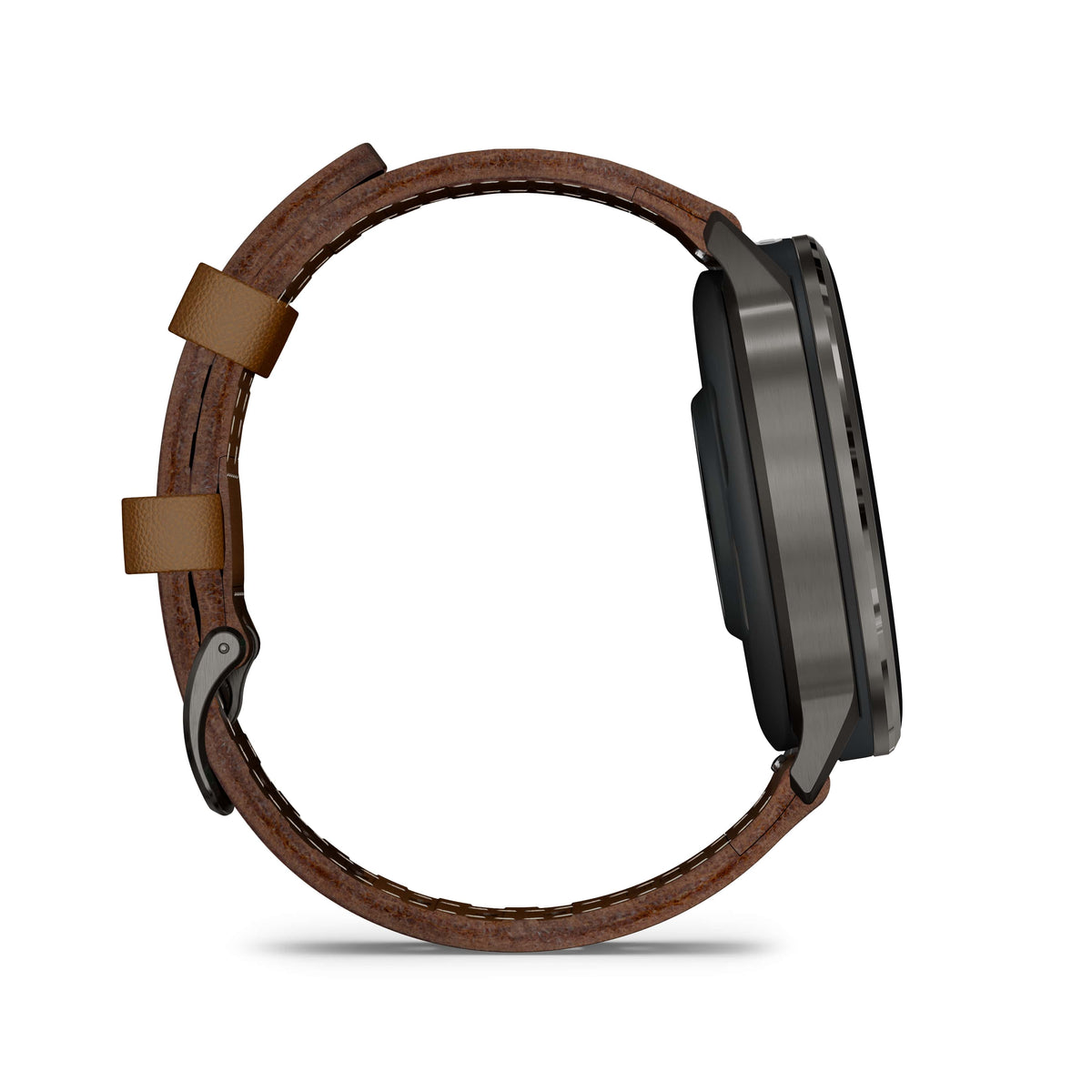 Venu® 4 - 45 mm Slate with Black Silicone Band and Brown Leather Band 010-03014-03