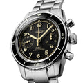 Longines Spirit Pilot Flyback Chronograph Black Stainless Steel 39.50mm Watch L3.721.4.53.6