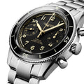 Longines Spirit Pilot Flyback Chronograph Black Stainless Steel 39.50mm Watch L3.721.4.53.6
