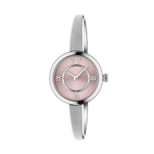 Gucci Model 2000 Pink Dial Bangle Watch YA167516