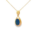Opal 10x8 Doublet 9ct Yellow Gold Pendant