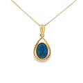 Opal 10x8 Doublet 9ct Yellow Gold Pendant