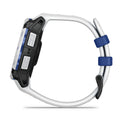 Garmin Instinct 3 - 45mm, Solar, Whitestone with Whitestone/Bolt Blue Band 010-02934-03