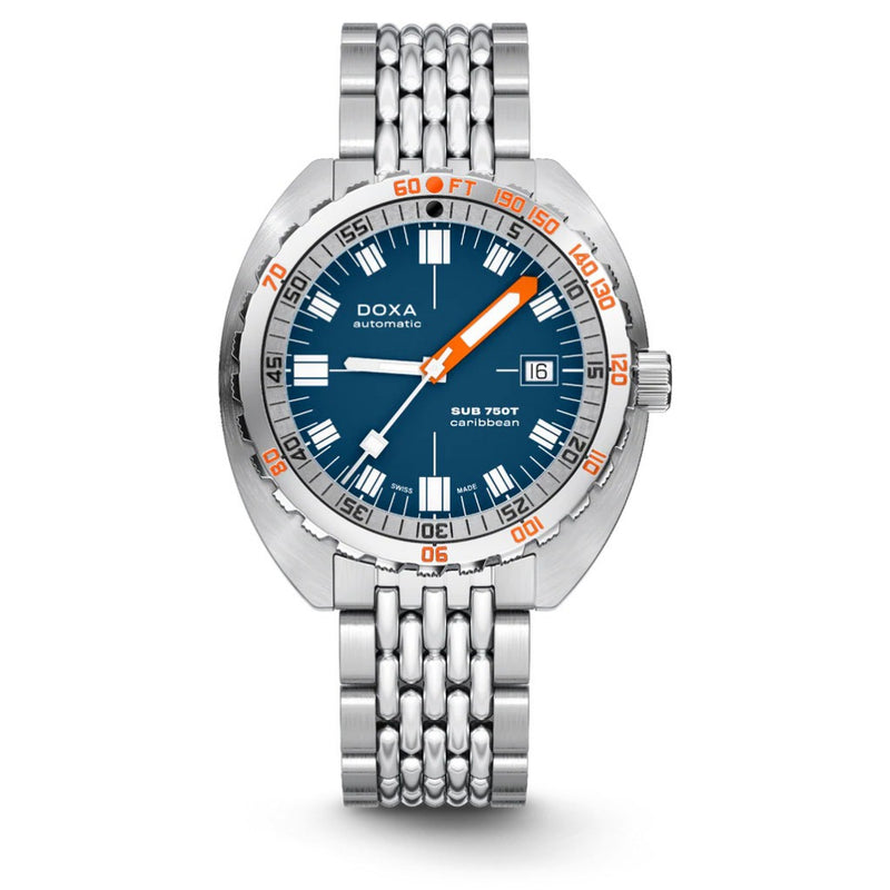 Doxa SUB 750T Caribbean Stainless Steel 45mm 825.10.201.10