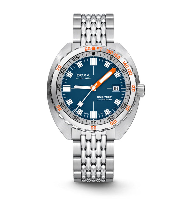 Doxa SUB 750T Caribbean Stainless Steel 45mm 825.10.201.10