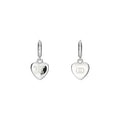 Gucci Blind For Love Sterling Silver Hoop Earrings
