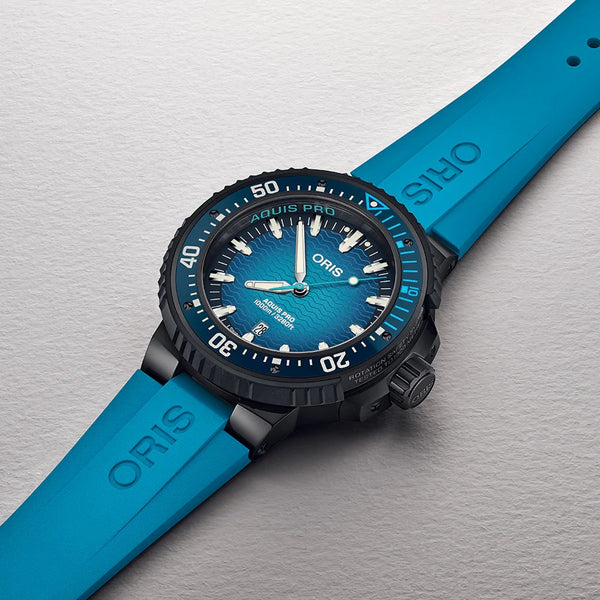 Oris Aquis Pro 1000m Titanium 19.5mm Watch 01 733 7801 7255-Set