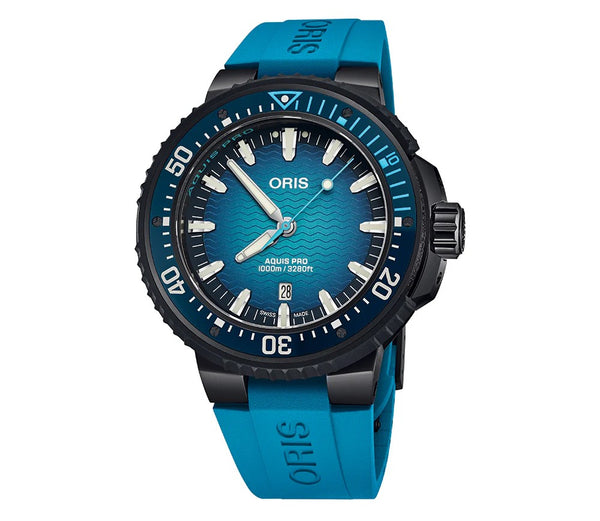 Oris Aquis Pro 1000m Titanium 19.5mm Watch 01 733 7801 7255-Set