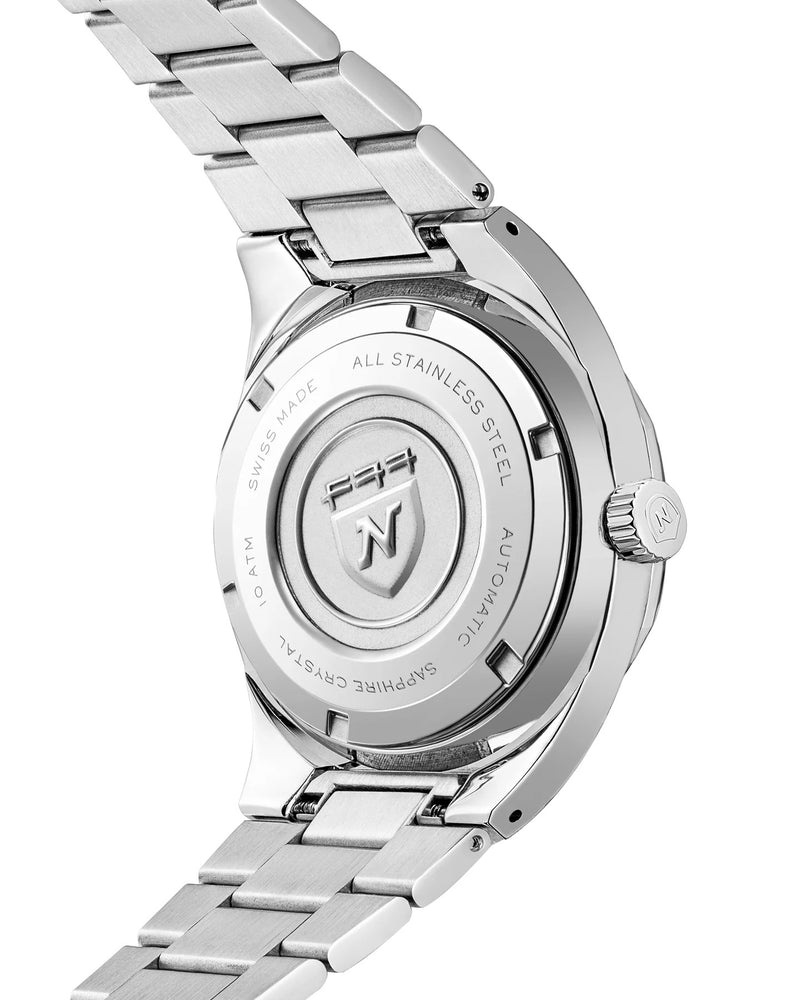 Nivada Grenchen F77 Blue No Date 41mm Watch 68041A77B