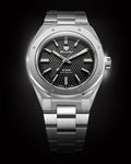 Nivada Grenchen F77 Black MK2 No Date 41mm Watch 68041A77A