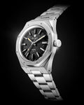 Nivada Grenchen F77 Black MK2 No Date 41mm Watch 68041A77A