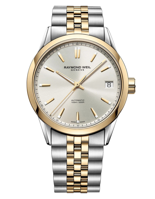Raymond Weil Freelancer Steel and Yellow Automatic 40mm Watch