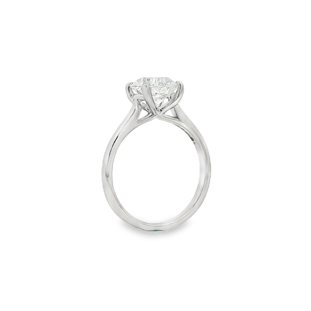 Round Brilliant 2.00ct Lab Grown Diamond Platinum Ring