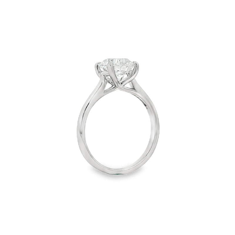 Round Brilliant 2.00ct Lab Grown Diamond Platinum Ring