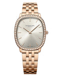 Raymond Weil Toccata Heritage 31x36mm, Old Silver Dial, Diamond Bezel Watch