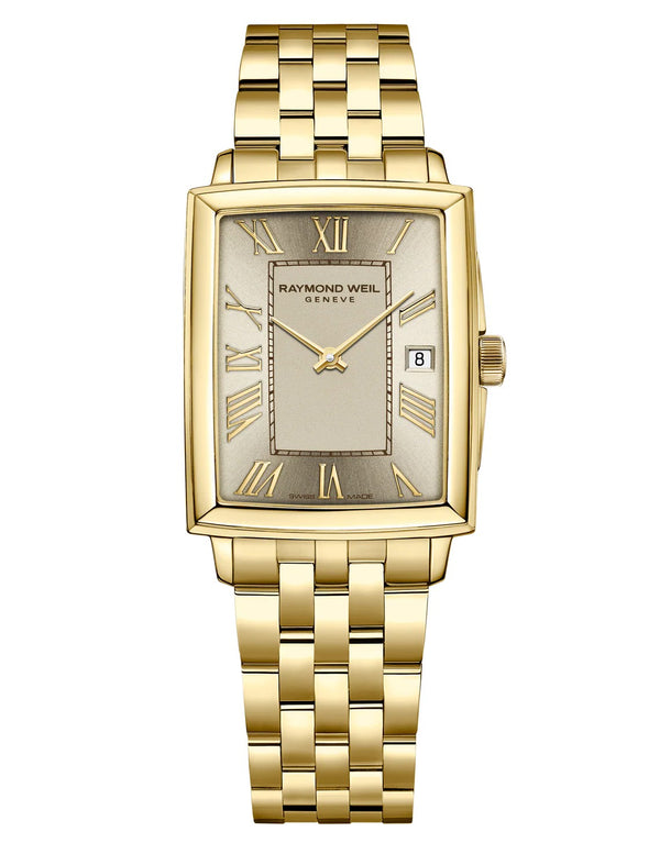 Raymond Weil Tocatta Square 22x28mm, Champagne Dial Watch