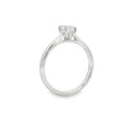 Platinum Radiant Cut 0.50ct Diamond Solitaire Ring