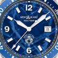 Montblanc Iced Sea Automatic Date Blue 41mm Watch MB129369