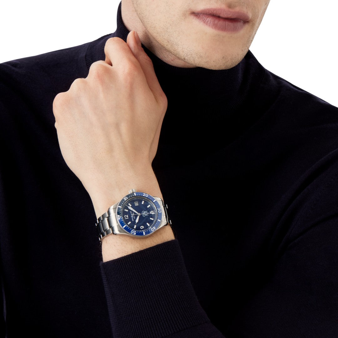 Montblanc Iced Sea Automatic Date Blue 41mm Watch MB129369