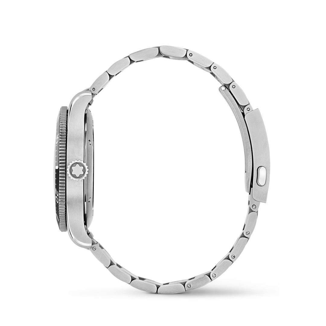 Montblanc Iced Sea Automatic Date Black 41mm Watch MB129371