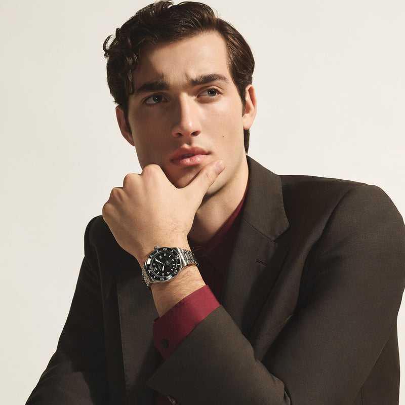 Montblanc Iced Sea Automatic Date Black 41mm Watch MB129371