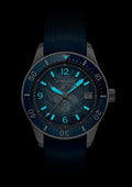 Montblanc Iced Sea Automatic Date 0 Oxygen Light Blue 38mm Watch MB134023