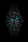 Montblanc Iced Sea Automatic Date 0 Oxygen Black 41mm Watch MB134017