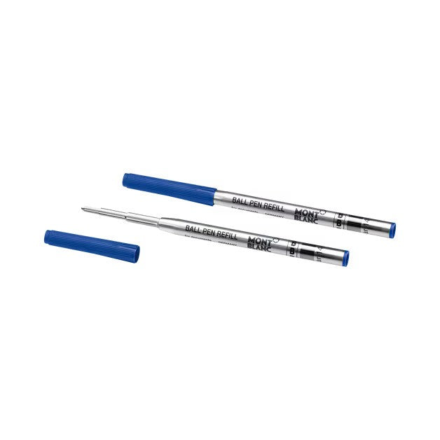 Montblanc 2 x Ballpoint Refills, Royal Blue Medium MB128214