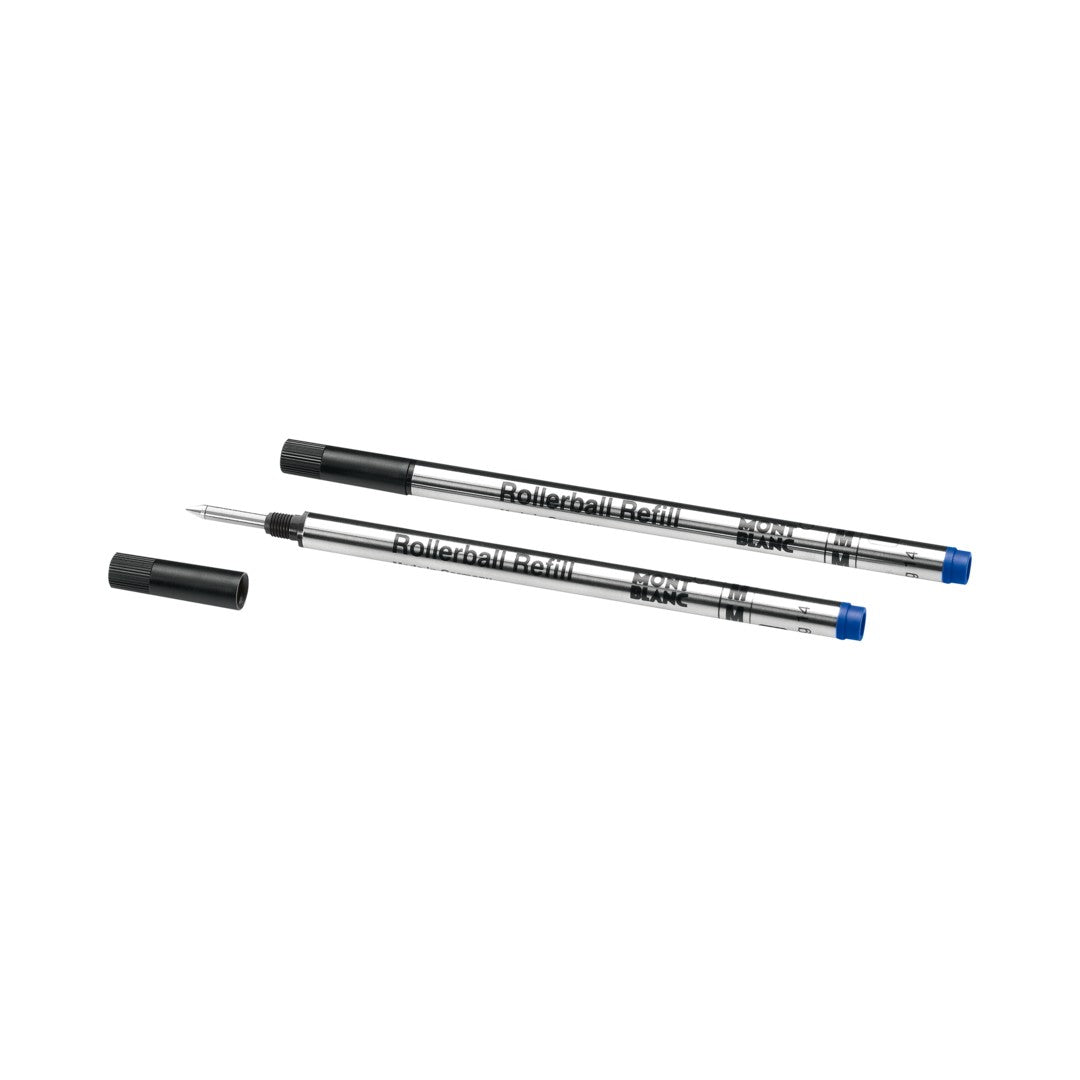 Montblanc 2 x Rollerball Refills, Royal Blue Medium MB128233