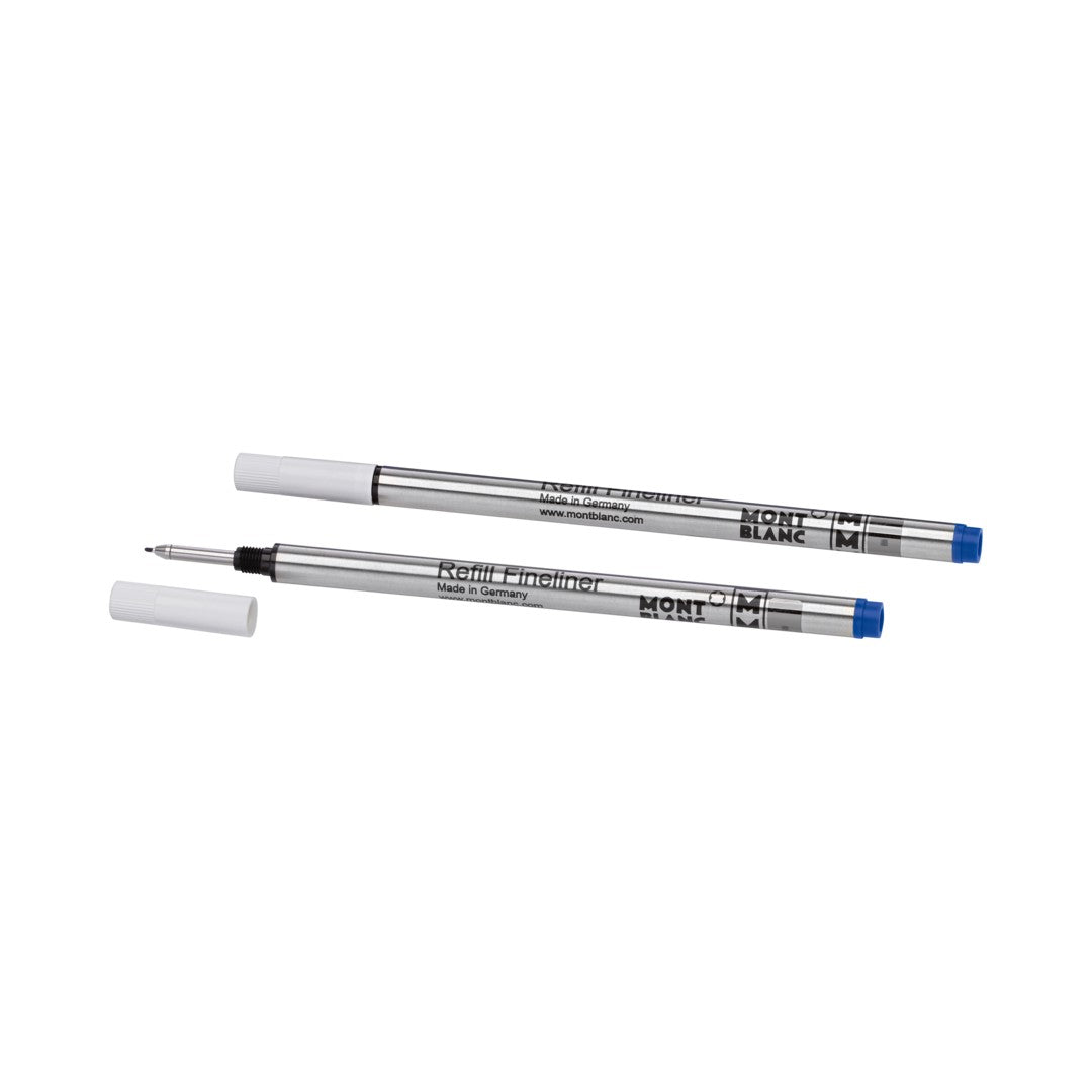 Montblanc 2 x Fineliner Refills, Royal Blue Medium MB128248